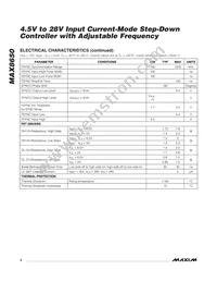 MAX8650EEG+T Datasheet Page 4