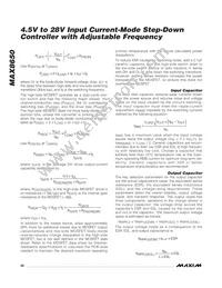 MAX8650EEG+T Datasheet Page 20