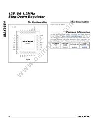 MAX8654ETX+T Datasheet Page 16