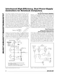 MAX8717ETI+TGC1 Datasheet Page 20