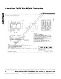 MAX8722AEEG+T Datasheet Page 20