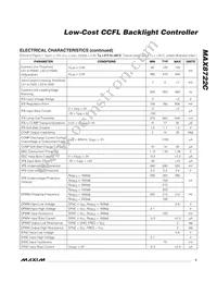 MAX8722CEEG+T Datasheet Page 3