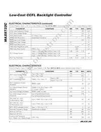 MAX8722CEEG+T Datasheet Page 4