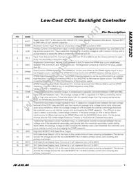 MAX8722CEEG+T Datasheet Page 9