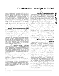 MAX8722CEEG+T Datasheet Page 17