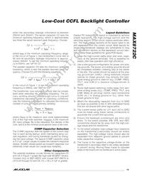 MAX8722CEEG+T Datasheet Page 19