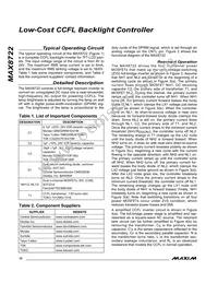 MAX8722EEG+T Datasheet Page 12