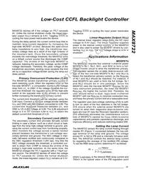 MAX8722EEG+T Datasheet Page 17