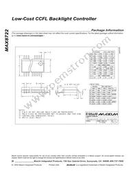 MAX8722EEG+T Datasheet Page 20