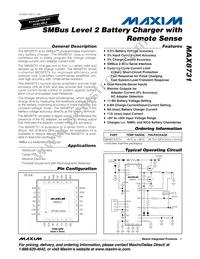 MAX8731ETI+T Datasheet Cover