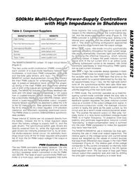 MAX8742EAI+T Datasheet Page 13
