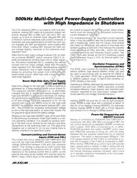 MAX8742EAI+T Datasheet Page 17