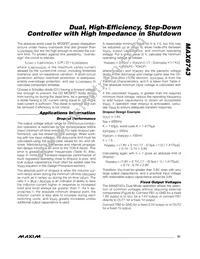 MAX8743ETX+T Datasheet Page 21