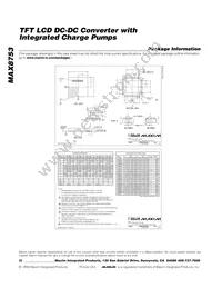 MAX8753ETI+T Datasheet Page 20