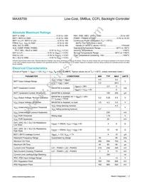 MAX8759ETI+T Datasheet Page 2