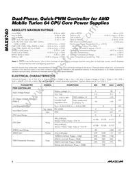 MAX8760ETL+T Datasheet Page 2