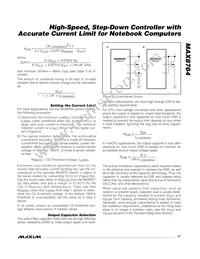 MAX8764ETP+T Datasheet Page 17
