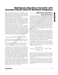 MAX8764ETP+T Datasheet Page 19