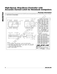 MAX8764ETP+T Datasheet Page 22
