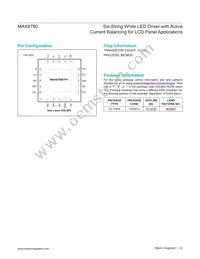 MAX8790ETP+T Datasheet Page 22