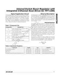 MAX8798AETX+T Datasheet Page 17