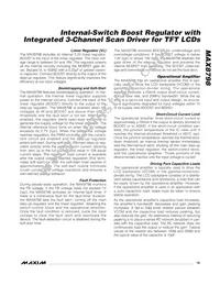 MAX8798AETX+T Datasheet Page 19