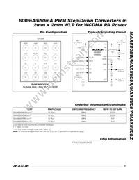 MAX8805WEWEEE+ Datasheet Page 21