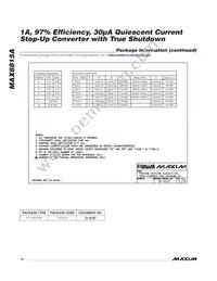 MAX8815AETB+G1D Datasheet Page 14
