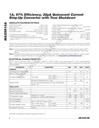 MAX8815AETB+T Datasheet Page 2