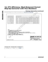 MAX8815AETB+T Datasheet Page 14