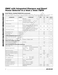 MAX8819AETI+TG104 Datasheet Page 4