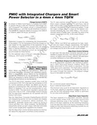 MAX8819AETI+TG104 Datasheet Page 20