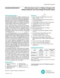 MAX8844YETD+T Datasheet Cover