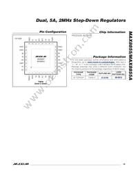 MAX8855AETJ+ Datasheet Page 19