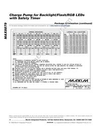 MAX8879ETG+T Datasheet Page 16