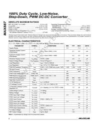 MAX887HESA+TG002 Datasheet Page 2