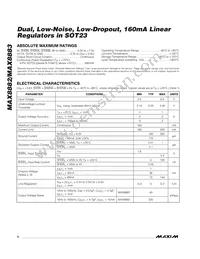 MAX8882EUTGG+ Datasheet Page 2