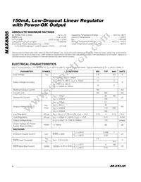 MAX8885EUK50+ Datasheet Page 2