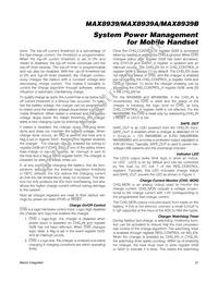 MAX8939AEWV+T Datasheet Page 21