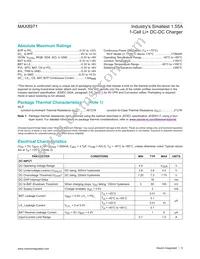 MAX8971CEWP+ Datasheet Page 5