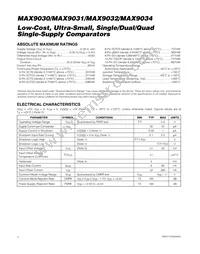 MAX9034AUD-T Datasheet Page 2
