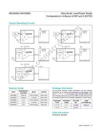 MAX9061EBS+T Datasheet Page 9