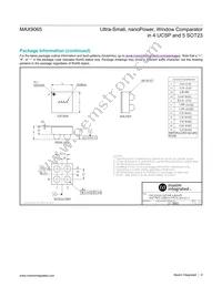 MAX9065AEWS+T Datasheet Page 8