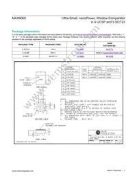 MAX9065EBS+T Datasheet Page 7