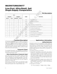MAX9075C/D-W Datasheet Page 6