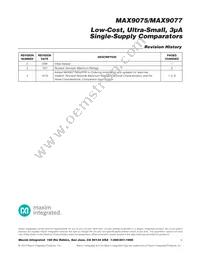 MAX9075C/D-W Datasheet Page 9