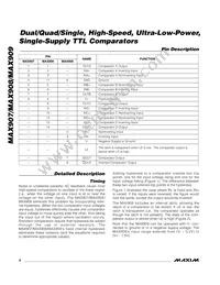 MAX907CSA+TG002 Datasheet Page 9