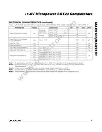 MAX9101EUK-T Datasheet Page 3