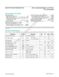 MAX9109EXT-T Datasheet Page 2