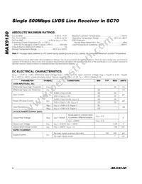 MAX9130EXT/GG8 Datasheet Page 2